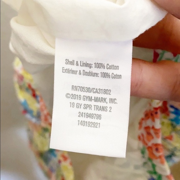 Gymboree Cotton Colorful Floral Girls Mini Skirt - Picture 6 of 7